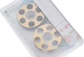 Blank reel to reel tape