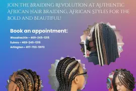 Stylish & Affordable African Hair Braiding in Arlington – Call Now!