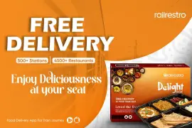 Free Delivery via RailRestro - Enjoy Deliciousness at Your Train Seat!