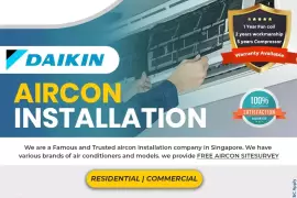 Daikin aircon installation