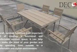 Outdoor furniture and its benefits