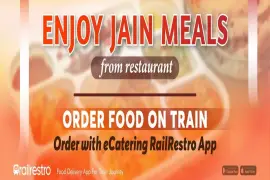 Enjoy Jain Meals For Restaurant Order Food on Train