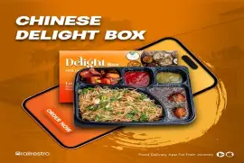 Order the Chinese Delight Box with RailRestro app