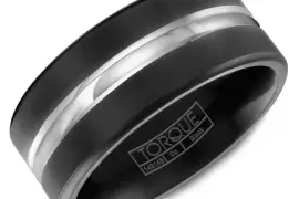 A Black Cobalt Torque Band with A White Cobalt Center