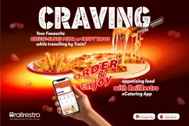 Order Your Favourite Pizza on Train Through RailRestro App