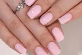 Short Square Solid Color Gel Press On Fake Nails