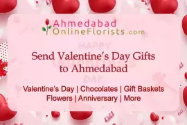 Online delivery of Valentine's Day gifts in Ahmedabad