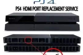 We replace damaged{PS4}HDMI port