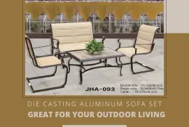  Die Casting Aluminum Sofa Set is the perfect blend of durability