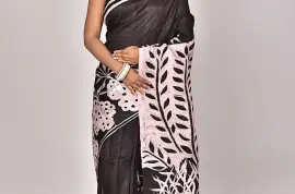 Hand Batik Pure Silk Sarees