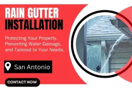 Rain Gutter Installation in San Antonio